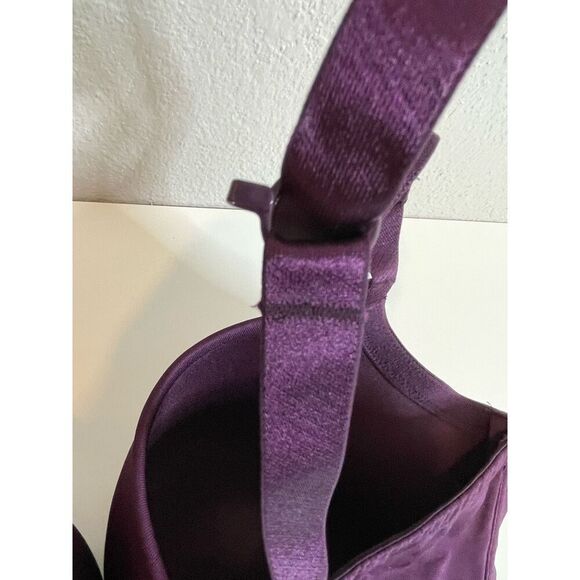 Cacique Lane Bryant Bra Lightly Lined Balconette Underwire Size 42DDD Maroon NWT - Picture 8 of 14